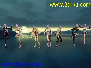 3D打印模型剑灵女妹子MM动画大合集!的图片