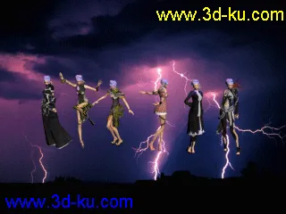 3D打印模型剑灵女妹子MM动画大合集!的图片
