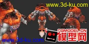 3D打印模型白羊座-魔人【怪兽 max dds】的图片