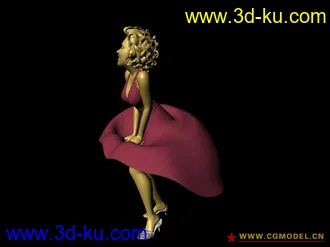 3D打印模型一个著名女星的图片