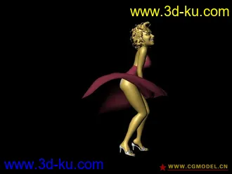 3D打印模型一个著名女星的图片