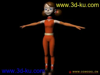 3D打印模型很不错的卡通角色 带绑定 很厉害的图片