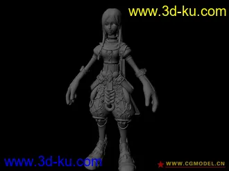 3D打印模型小法师的图片