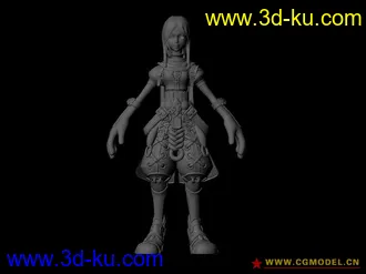 3D打印模型小法师的图片