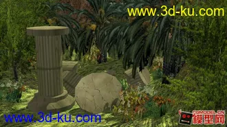 3D打印模型原野水晶城堡的图片