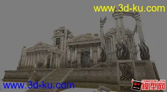 3D打印模型希腊建筑的图片