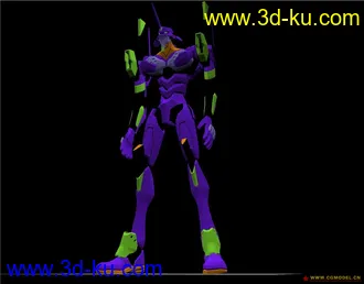 3D打印模型自己做的EVA初号机，绝不是盗版！的图片