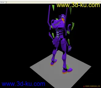 3D打印模型自己做的EVA初号机，绝不是盗版！的图片