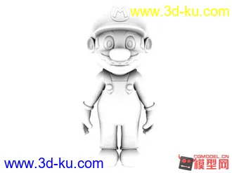 3D打印模型给力马里奥！（带水管哦）的图片