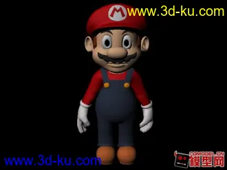 3D打印模型给力马里奥！（带水管哦）的图片