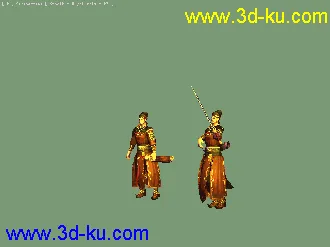 3D打印模型古代捕头带动画江湖帖图的图片