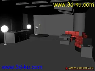 3D打印模型简单的KTV场景~新手……的图片