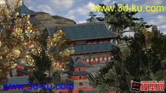 大雄宝殿3D模型的图片