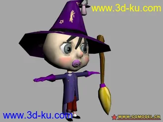 3D打印模型卡通魔法师的图片