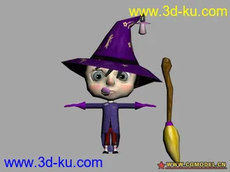 3D打印模型卡通魔法师的图片