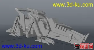 3D打印模型机械鳄鱼的图片