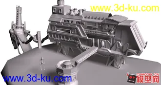 3D打印模型太空基地的图片