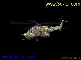 3D打印模型俄系武装直升机1的图片