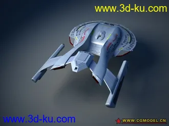 一个飞行器碟形飞船模型的图片