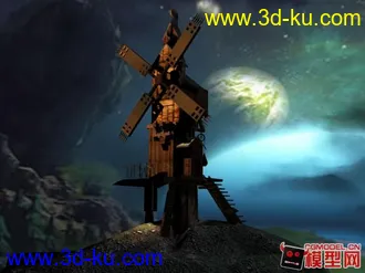 3D打印模型战车小屋的图片