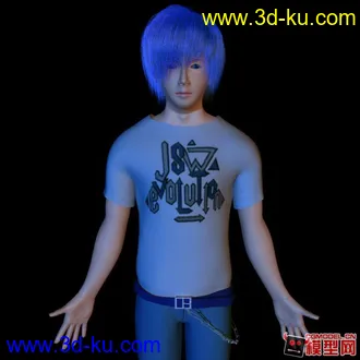 3D打印模型帅哥一枚的图片