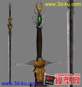 3D打印模型剑的图片