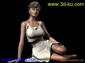 3D打印模型女人模的图片