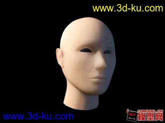 3D打印模型女人头的图片