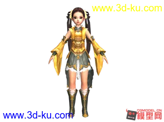3D打印模型收集的几个小萝莉的图片