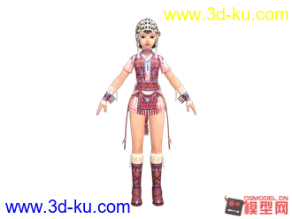3D打印模型收集的几个小萝莉的图片