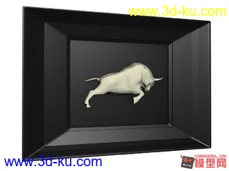 3D打印模型牛的图片