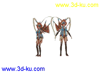 水浒无双女旗兵模型带捂定动作江湖帖图的图片