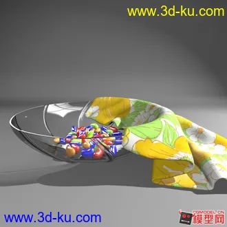 3D打印模型果盘的图片