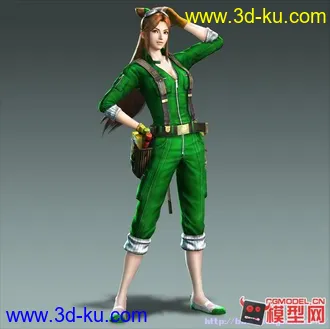 3D打印模型真三国无双6 月英DLC机械师的图片