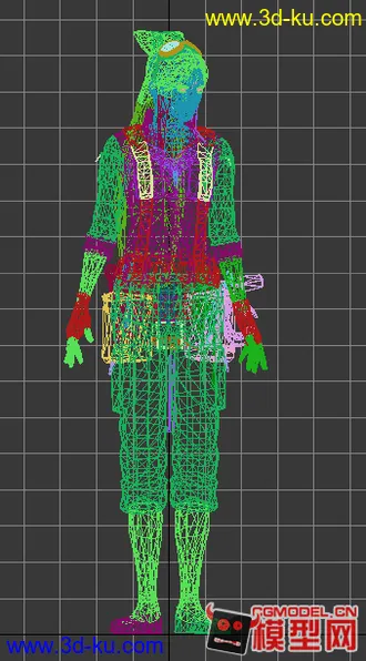 3D打印模型真三国无双6 月英DLC机械师的图片