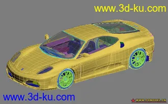 3D打印模型法拉利430的图片