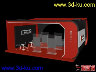 3D打印模型展厅 展台 展柜的图片