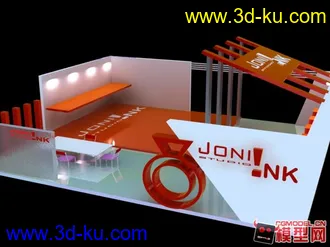 3D打印模型展厅 展台 展柜的图片