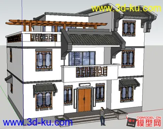 很不错 古建筑，cad都在里面，可以对照着看看！模型可以直接用！的图片