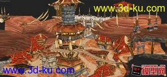 3D打印模型魔兽世界带贴图场景赏析。的图片