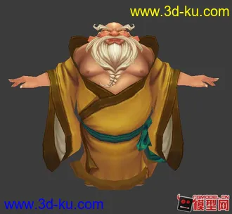 3D打印模型老人的图片