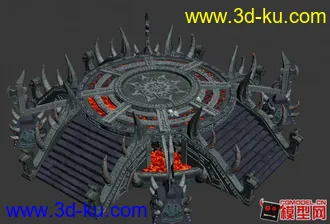 先领谷祭台····以前项目的模型的图片