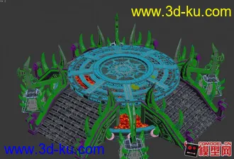 先领谷祭台····以前项目的模型的图片