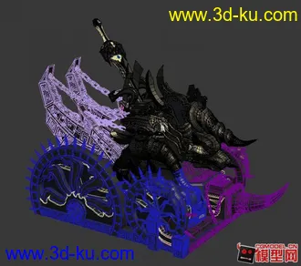 3D打印模型列熊战车的图片