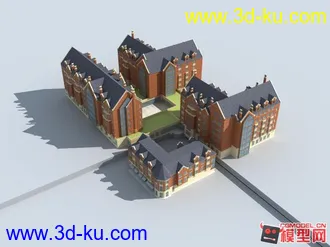 3D打印模型单体建筑的图片