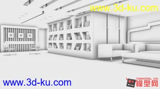 3D打印模型室内一角的图片