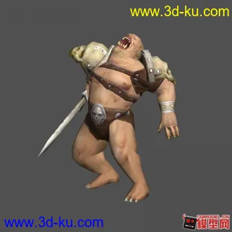 3D打印模型游戏人物的死亡动作的图片