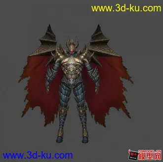 3D打印模型天堂boss。4边面的图片