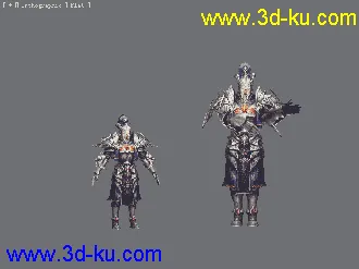 3D打印模型链甲武士带动作兵家帖图的图片