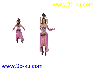 水浒无双女角色1023模型带动作含姿色帖图的图片